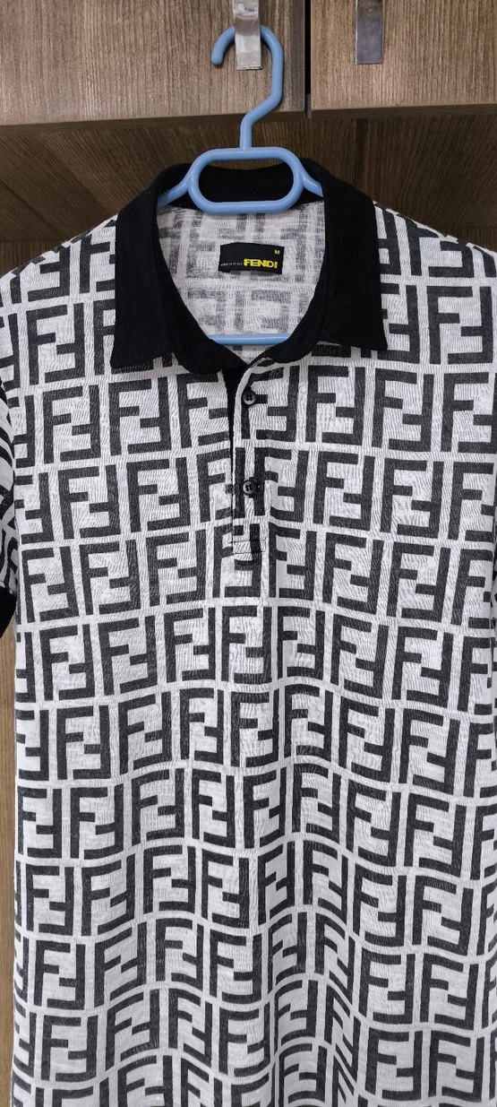 Fendi Polo Yaka Tişört - Görsel 3