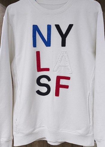 Orijinal Pull & Bear Bisiklet Yaka Sweatshirt - Görsel 2