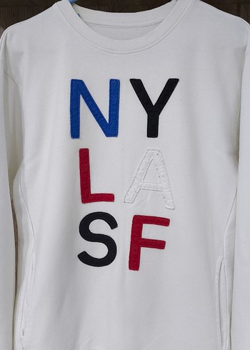 Orijinal Pull & Bear Bisiklet Yaka Sweatshirt - Görsel 3