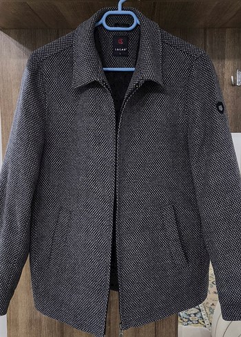 Orijinal Lucas Balıksırtı Desenli Kaban - Görsel 4