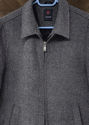 Orijinal Lucas Balıksırtı Desenli Kaban - Görsel 5