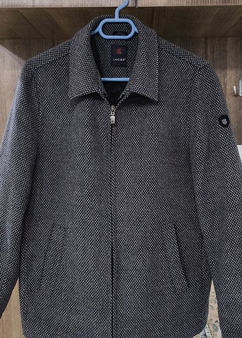 Orijinal Lucas Balıksırtı Desenli Kaban - Görsel 3