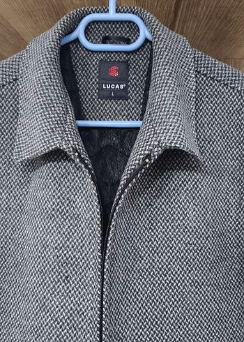 Orijinal Lucas Balıksırtı Desenli Kaban - Görsel 7