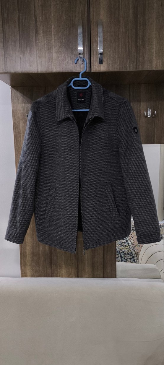 Orijinal Lucas Balıksırtı Desenli Kaban - Görsel 2