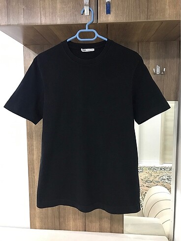 Orijinal Zara Siyah Basic Tişört