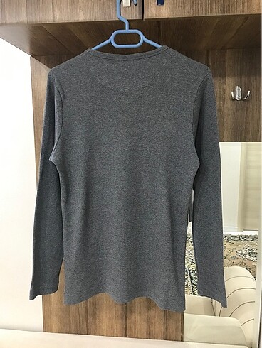 m Beden çeşitli Renk Orijinal D'S Damat Gri Fit Sweatshirt