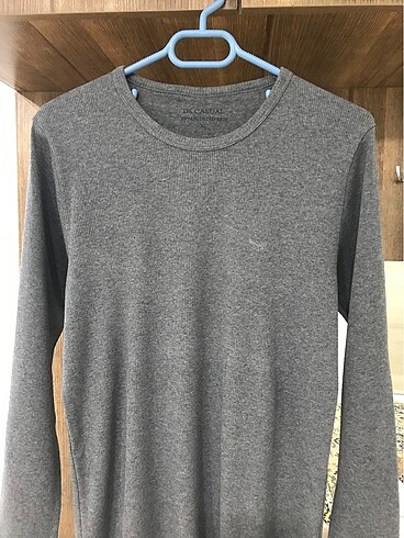 Lacoste Orijinal D'S Damat Gri Fit Sweatshirt
