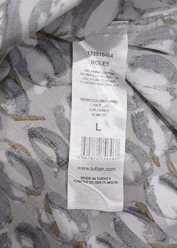 Orijinal Lufian Desenli Uzun Kollu Gömlek - Görsel 9
