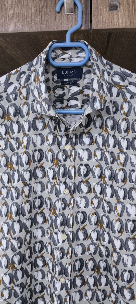 Orijinal Lufian Desenli Uzun Kollu Gömlek - Görsel 3
