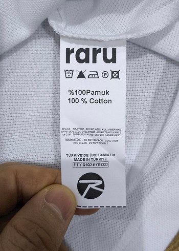 Orijinal Raru Beyaz Polo T-Shirt (Etiketli Sıfır) - Görsel 7