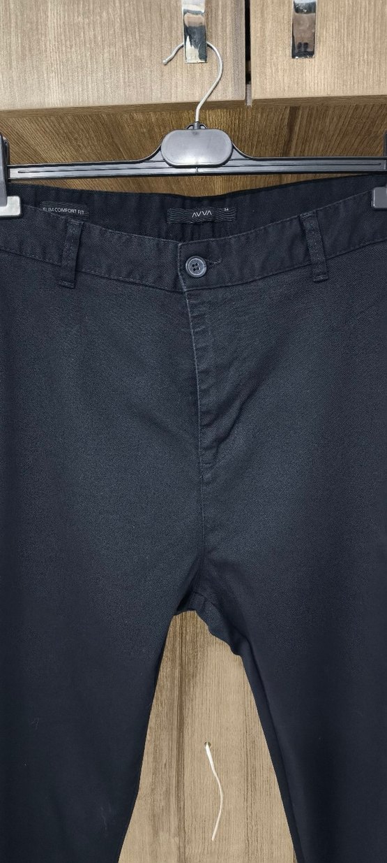 Orijinal Avva Lacivert Chino Pantolon 34 - Görsel 3