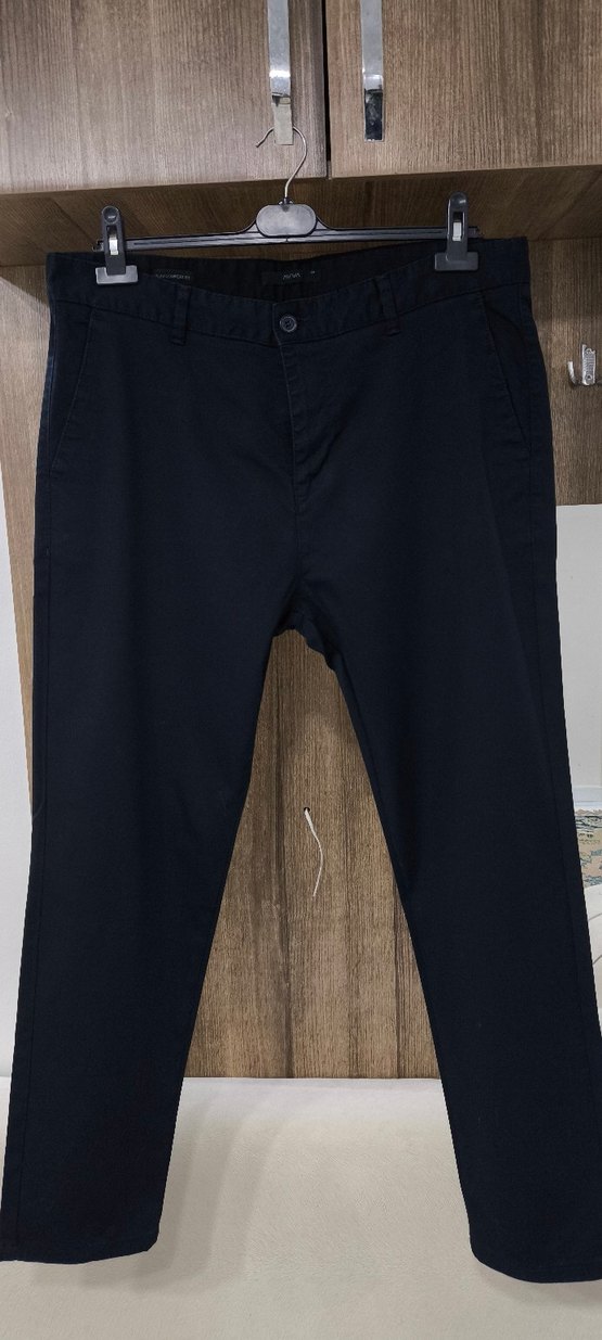 Orijinal Avva Lacivert Chino Pantolon 34 - Görsel 2