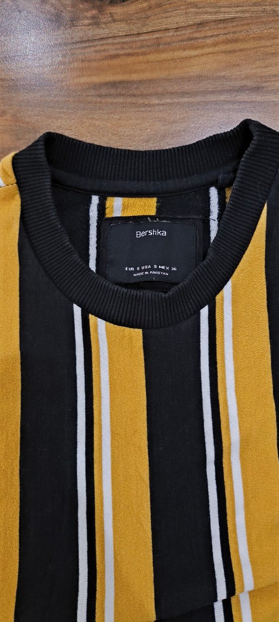Orijinal Bershka Çizgili Sweatshirt — görsel 8/9