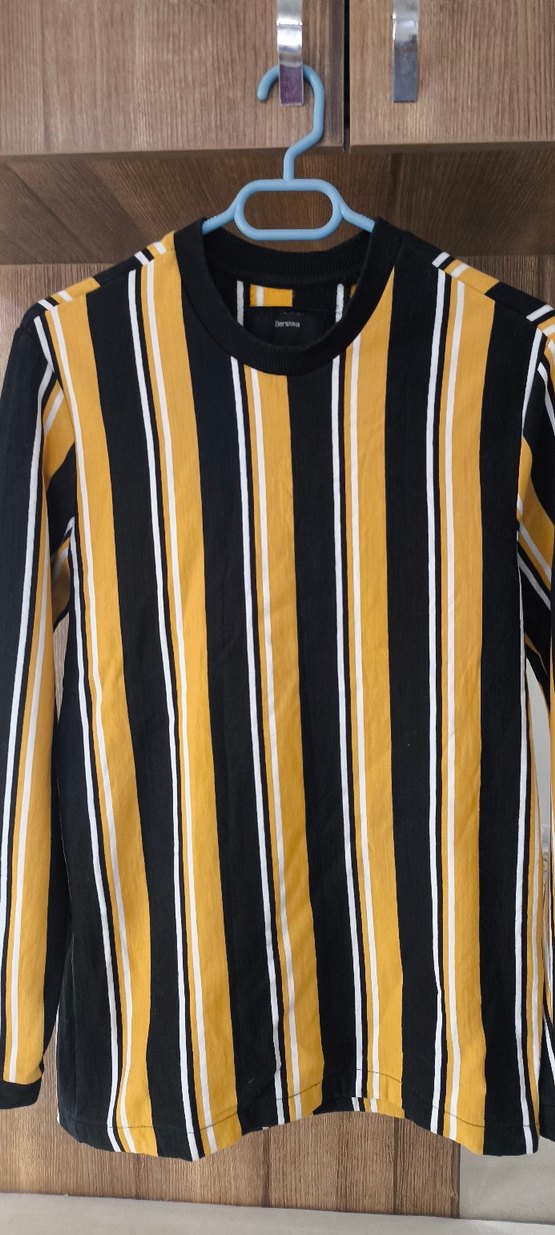 Orijinal Bershka Çizgili Sweatshirt — görsel 2/9