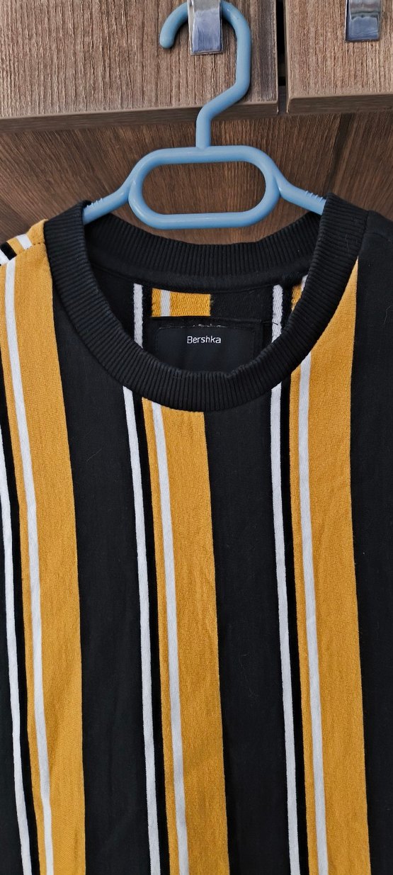 Orijinal Bershka Çizgili Sweatshirt — görsel 3/9