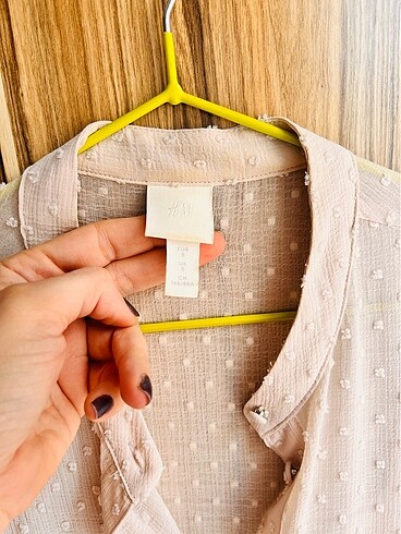xl Beden ten rengi Renk H&M tül elbise