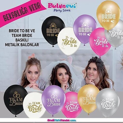 Bride to be Baskılı balon