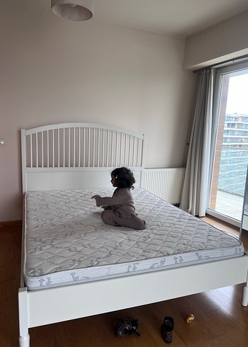 İkea çift kişilik yatak - Görsel 2