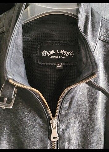 xl Beden siyah Renk Vintage deri ceket