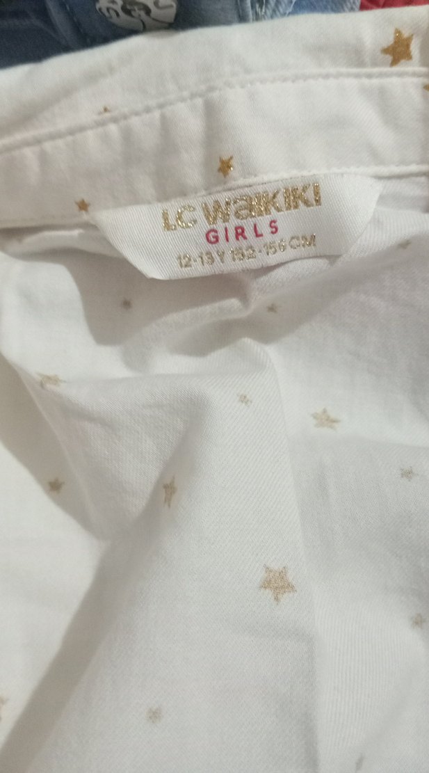 Düğmeli Beyaz Pamuklu Uzun Kollu Kadın Gömlek - Görsel 3