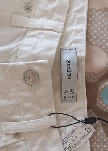 Beyaz addax Kadın Kot Pantolon salaş giyilmedi hiç - Görsel 5