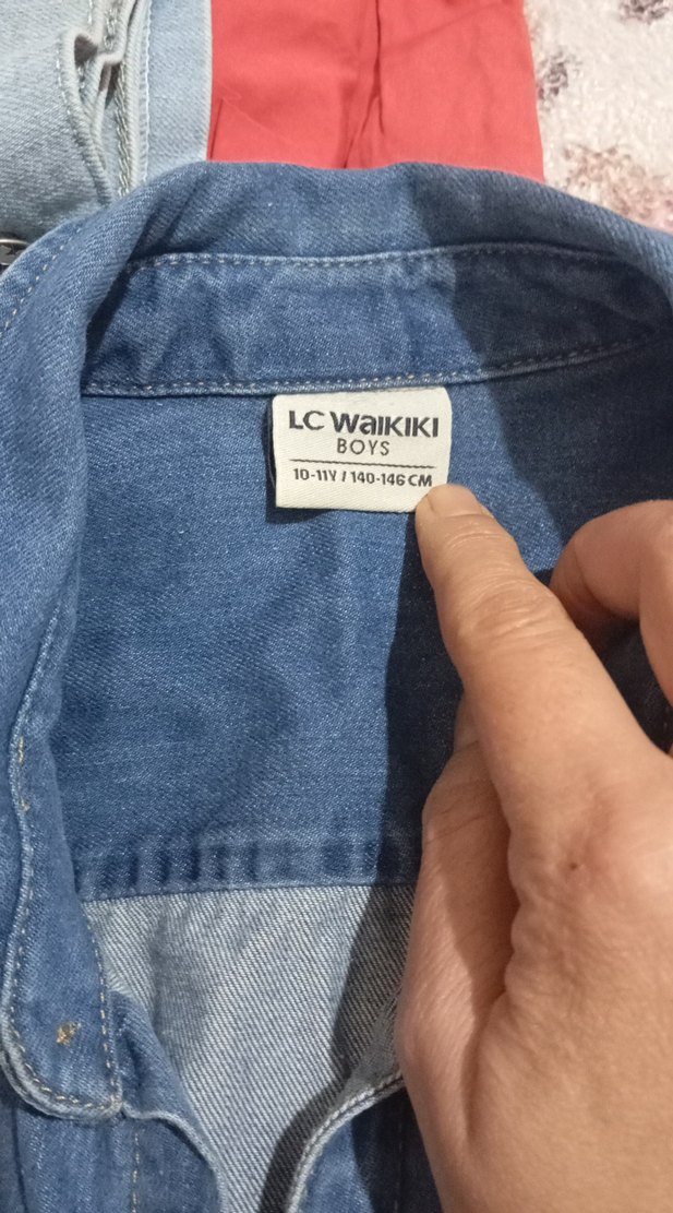 Erkek çocuk kot gömlek - Görsel 3