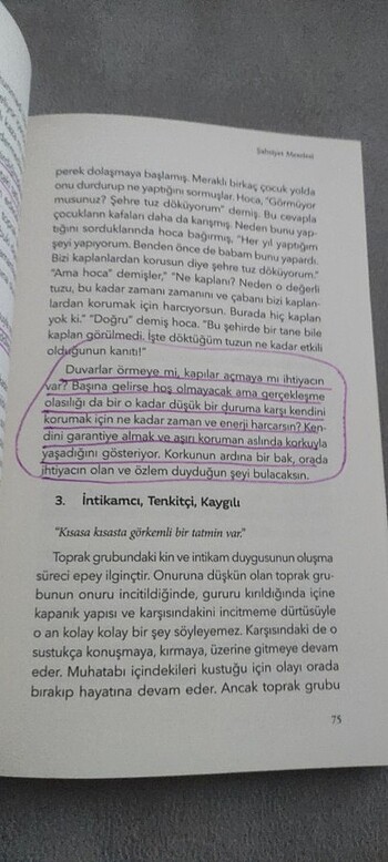  Şahsiyet Meselesi