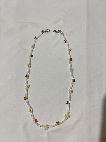  Beden KİRAZLI&ÇİÇEKLİ KOLYE