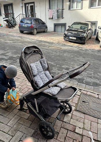 Gri Bebek Arabası - Görsel 3