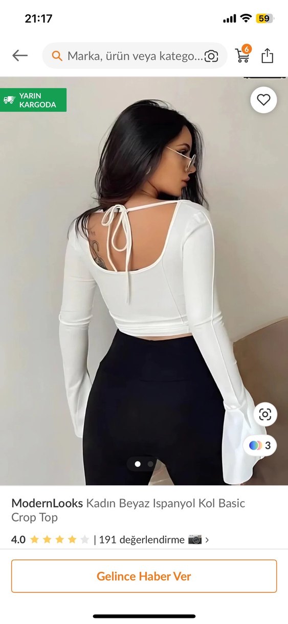 ModernLooks Beyaz İspanyol Kol Deri Bluz - Görsel 2