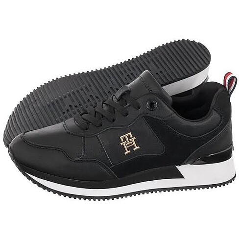 37 Beden Tommy Hilfiger kadın siyah sneaker