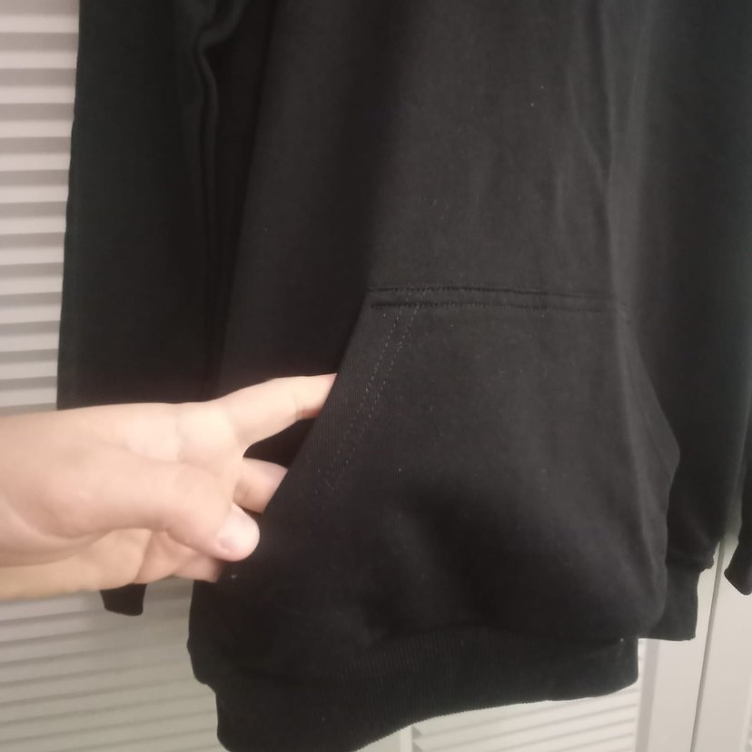 Siyah Fermuarlı Kadın Sweatshirt - Görsel 4