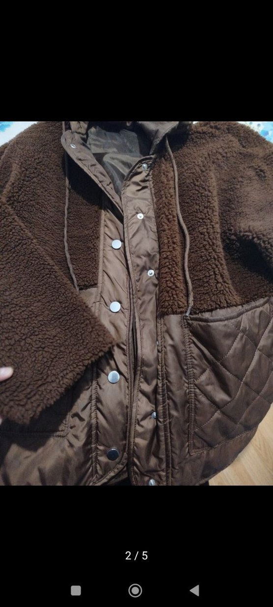 Kahverengi Kürklü Midi Kadın Ceket - Görsel 2