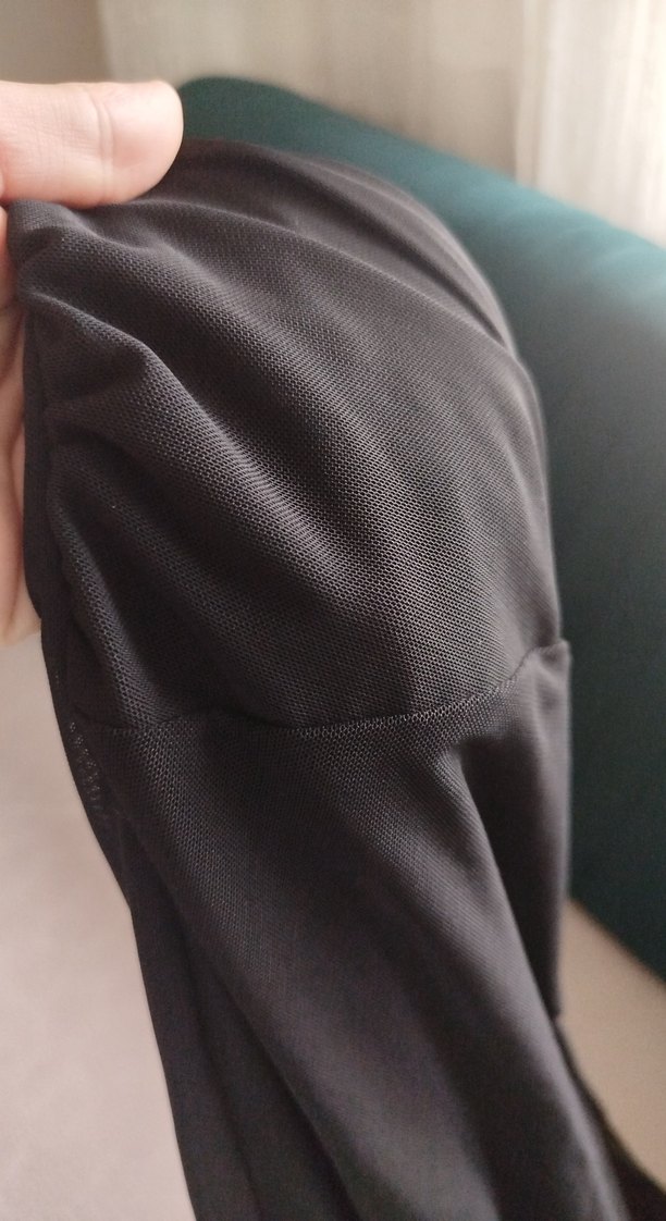 Koton Siyah V Yaka Hamile Bluz - Görsel 3