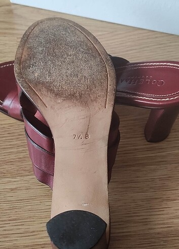 37 Beden bordo Renk Amerika'dan Kenneth Cole Deri