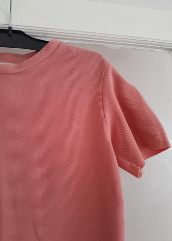Chima Pembe Basic Kısa Kollu Tişört crop