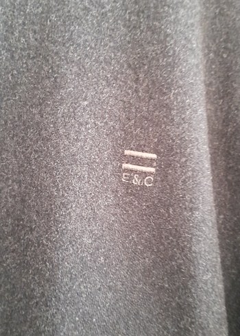 Siyah Fermuarlı Yüksek Yakalı Erkek kaşe mont - Görsel 6