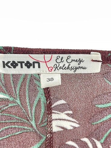 38 Beden kahverengi Renk Koton Uzun Tulum %70 İndirimli.