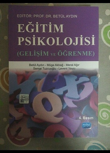 Nobel yayınları eğitim psikolojisi 