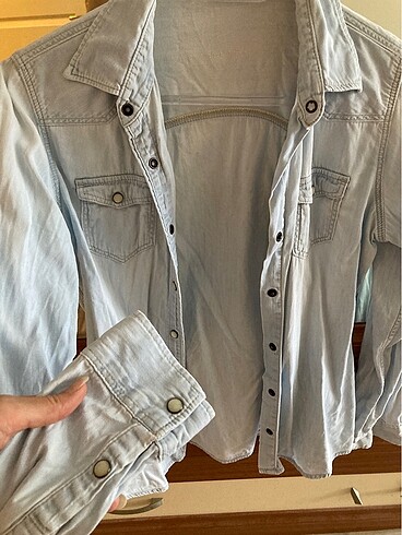 Mavi Jeans Buz mavisi kot gömlek