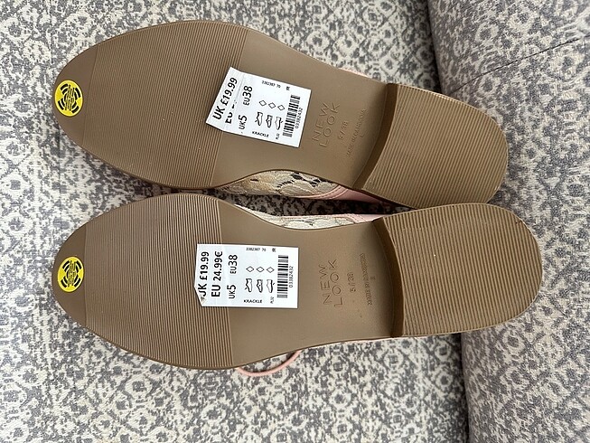 38 Beden pembe Renk New look oxford ayakkabi