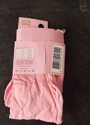 8-9 yaş uyumlu 3 adet yeni opak kız çocuk külotlu çorabı - Görsel 3