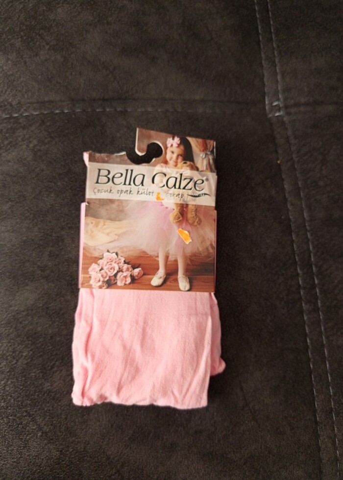 8-9 yaş uyumlu 3 adet yeni opak kız çocuk külotlu çorabı - Görsel 4