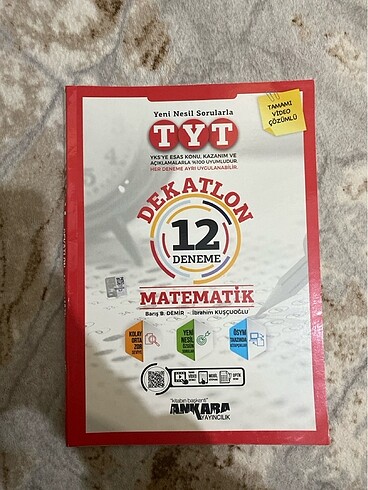 Ankara Yayıncılık Tyt matematik denemesi