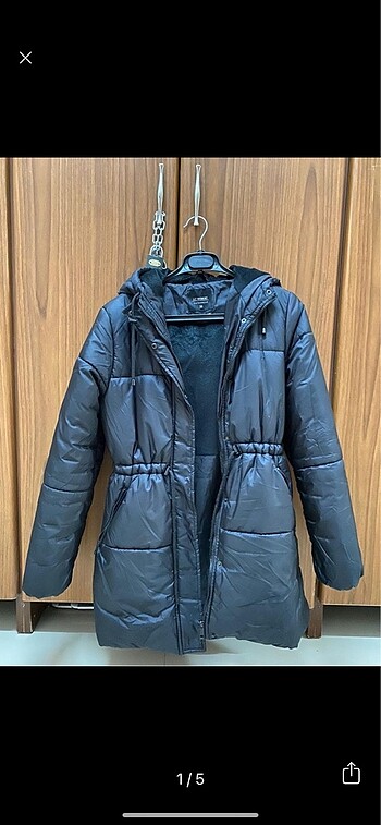 LC Waikiki LCW Siyah şişme mont