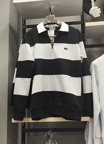 Erkek lacoste yarım fermuar