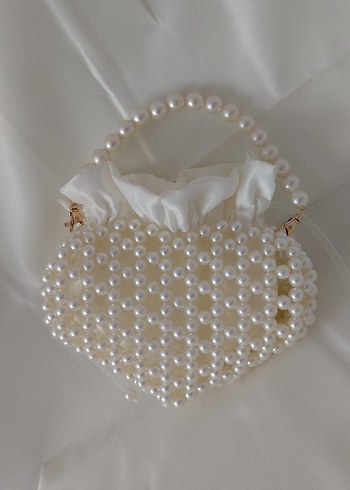 İnci boncuk Çanta - Görsel 2