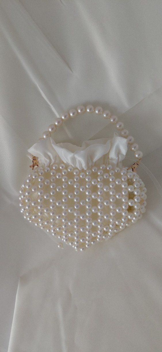 İnci boncuk Çanta - Görsel 2