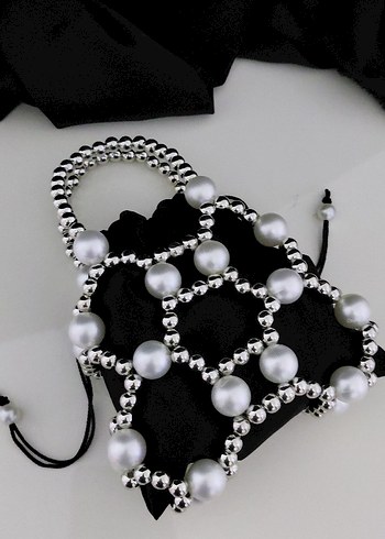 İnci Boncuk  Çanta - Görsel 2