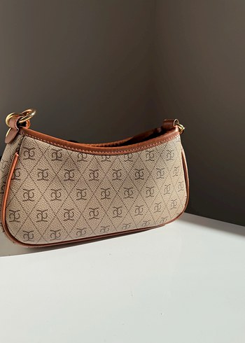 Kahverengi Deri Minimalist Kadın Çanta - Görsel 2